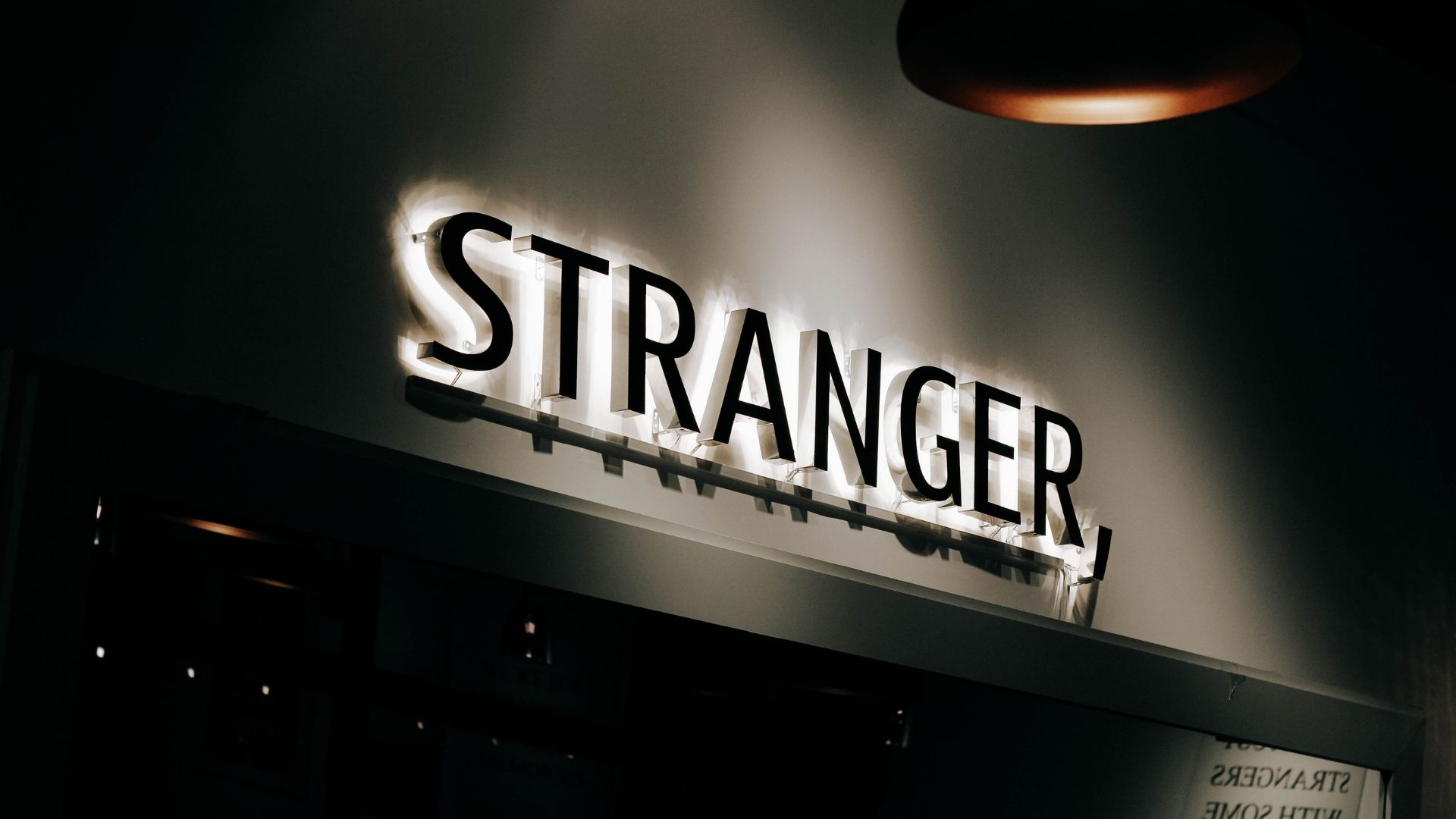 We are strangers in the world!